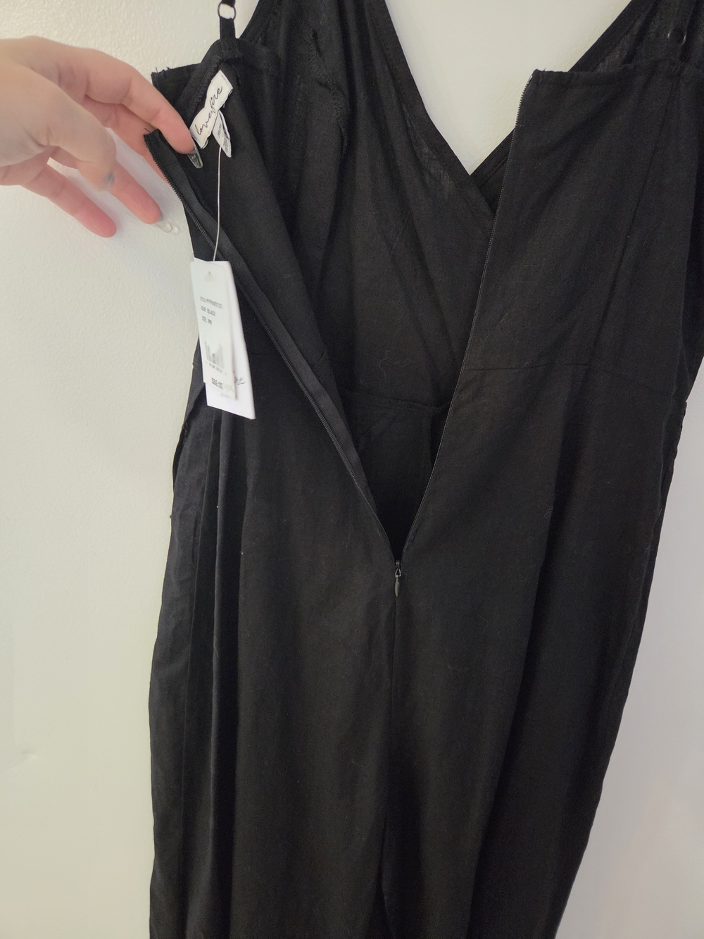 NWT Love Fire Black Open Romper - Picture 8 of 9